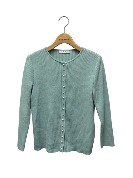 ルネ 6332200 カーディガン 36 ブルー パールボタン ITXOCHJZ1BWW
