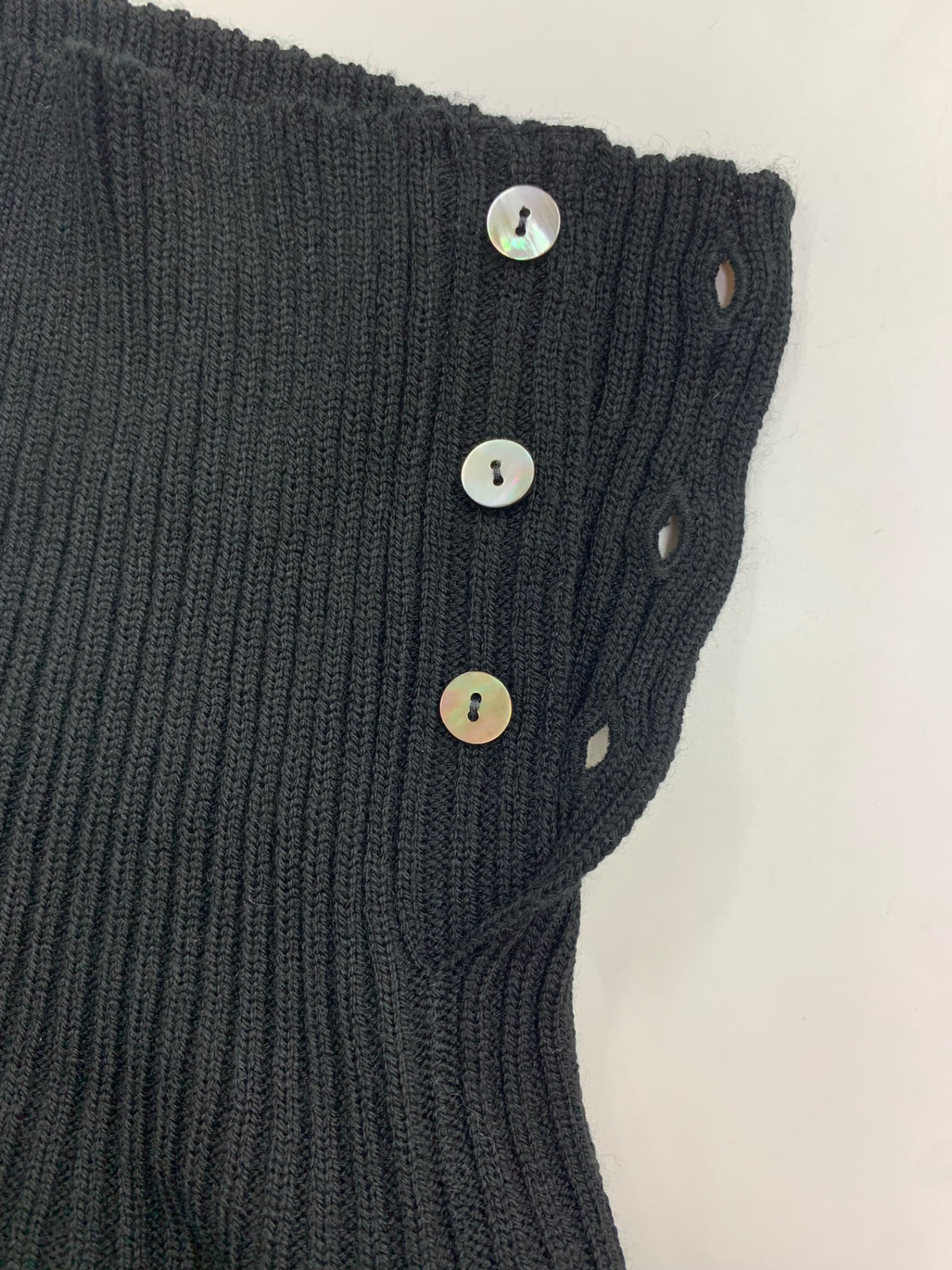 エムズグレイシー 418611 ニット 40 ブラック ロゴ 刺繍 タートル ITCTIN50QZIW