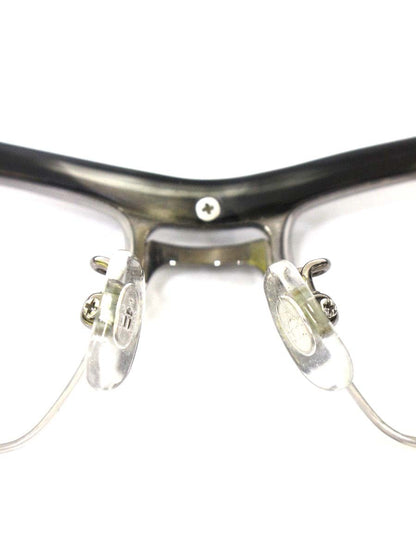 サムライ翔 SS-J24 メガネ グレーデミ/シルバー 仁 セルフレーム ハーフリム スクエア ITYCH4QD5Y4O