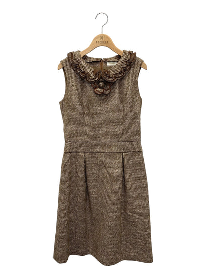 ハロッズ 10508131 ワンピース 2 ブラウン ツイード ITQ4VUO4ACGU