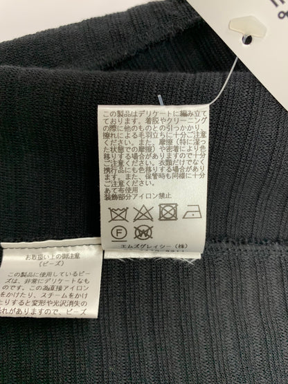 エムズグレイシー Border Knit One-piece 918320 ワンピース 38 ホワイト 切替 ボーダー ITM5SS5FBAMO