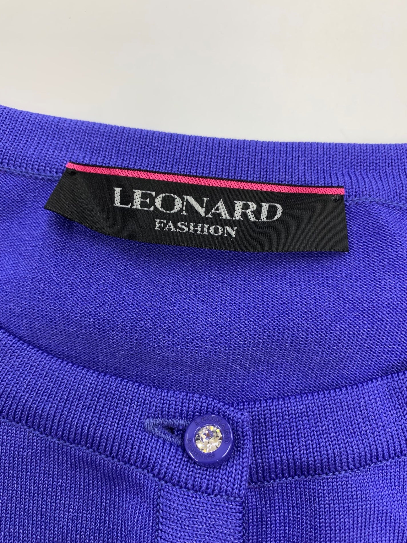 レオナール 0397772 カーディガン 40 ブルー 23ss【テレビ東京「カンブリア宮殿」小池栄子さん着用】カーディガン ITVNTBE2Q38Q