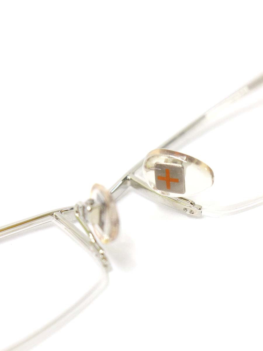 スタルクアイズ PL0001 メガネフレーム シルバー 0024カラー コンビフレーム スクエア ITPPE1OSR3CL