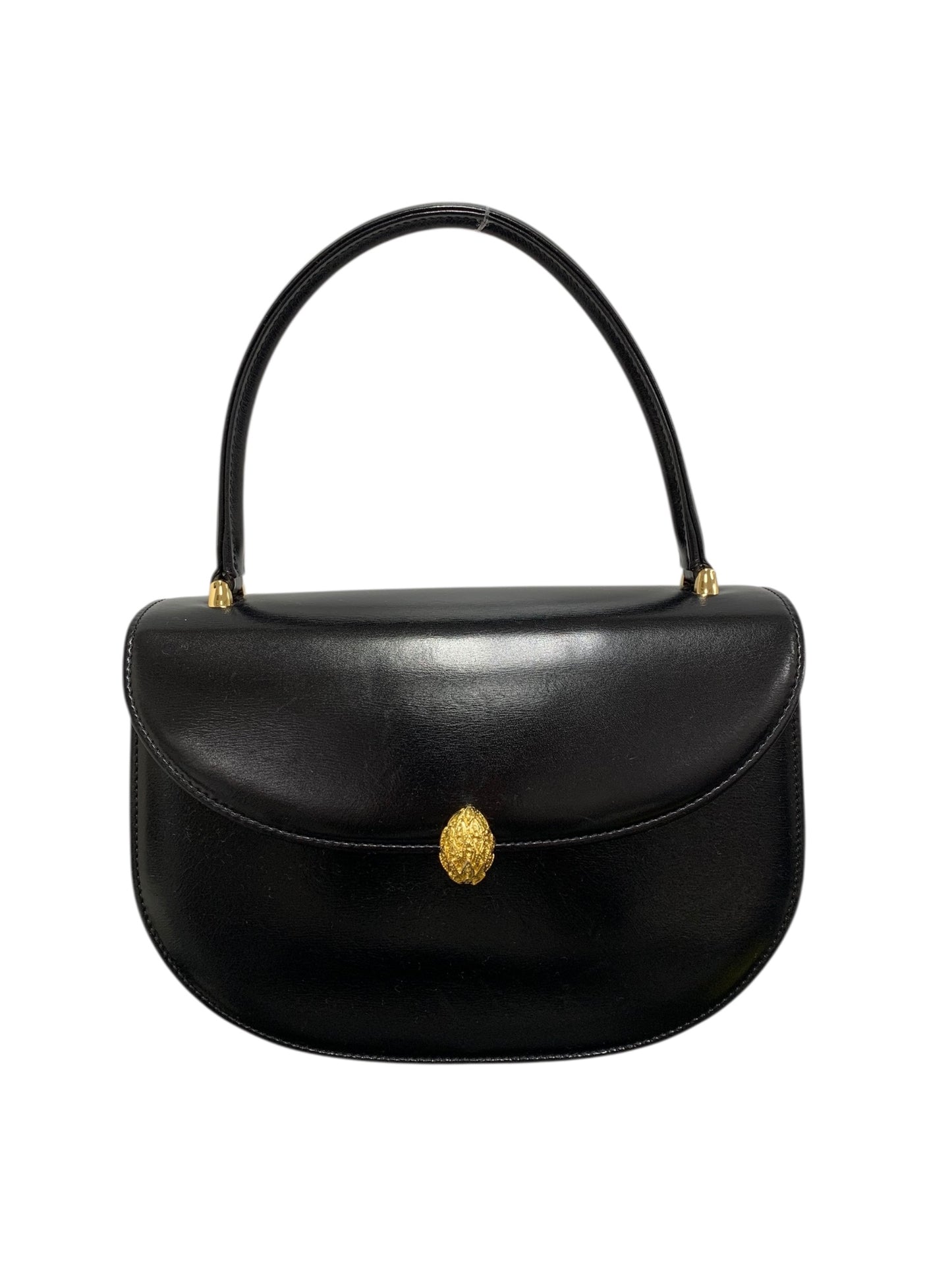 和光 ハンドバッグ ブラック レザー IT6W1BKJP8KK