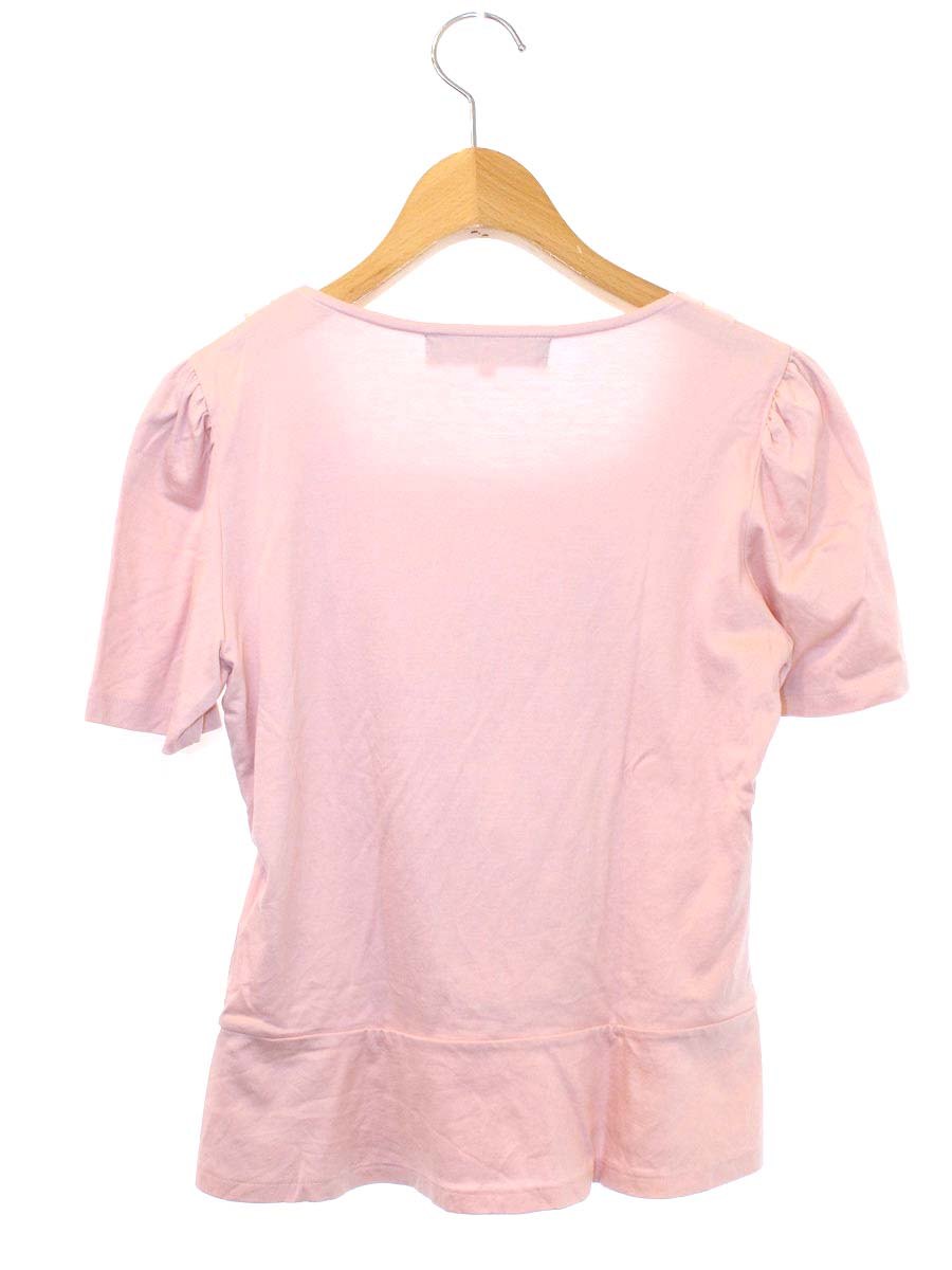 エムズグレイシー 425012 Tシャツ カットソー 38 ピンク フリル IT47YR1A10MU