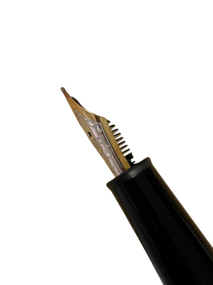 モンブラン 万年筆 マイスターシュテュック クラッシック145 ブラック F 14K IT78OENV5EGK