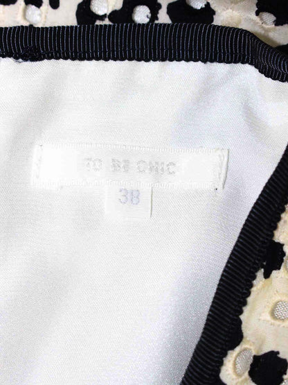 トゥービーシック W5S55-736-05 スカート 38 アイボリー 刺繍 ITIRWEWN94N4