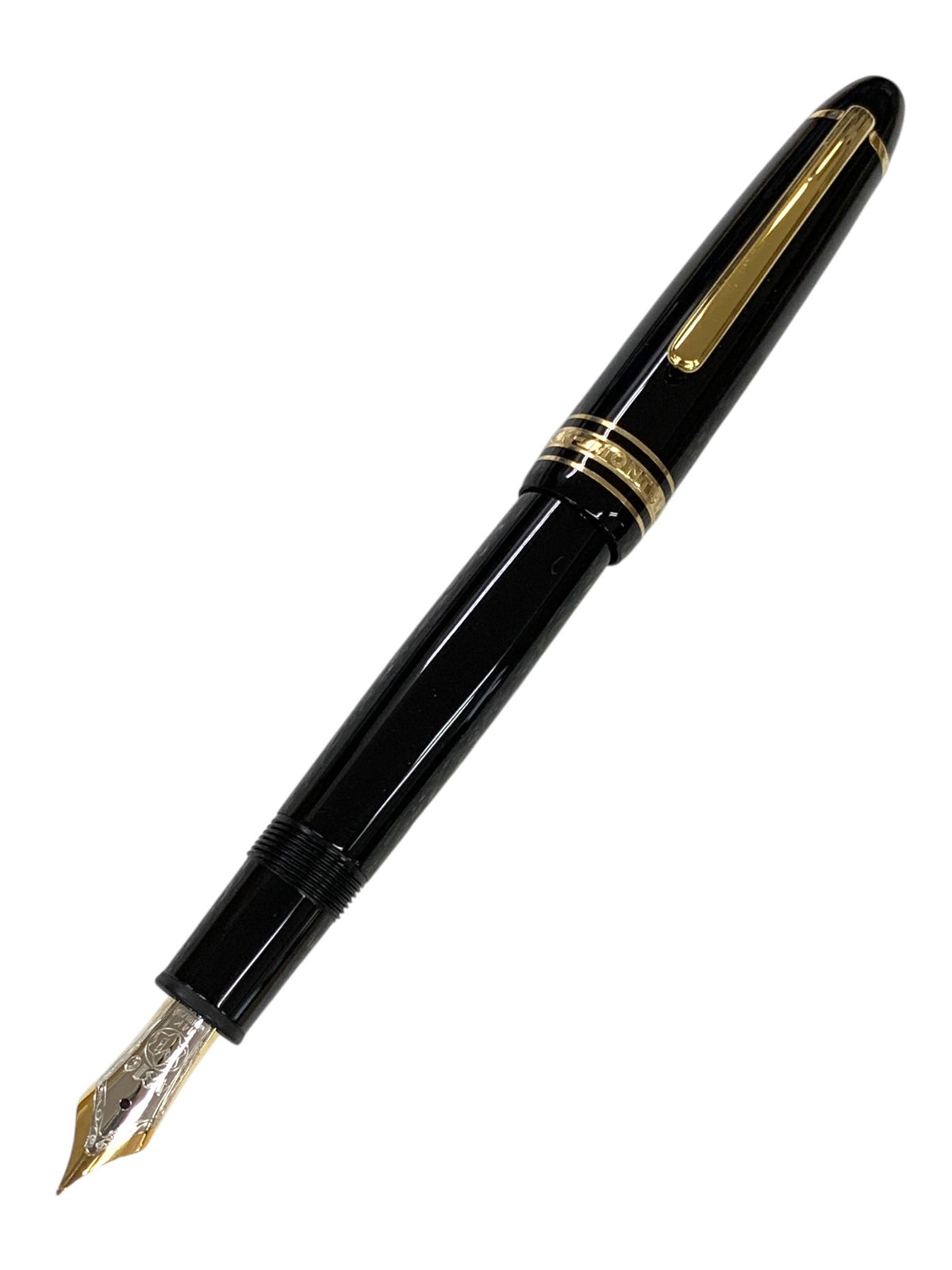 モンブラン 万年筆 マイスターシュテュック 147 トラベラー ブラック F 14K ITY871MS6YGO
