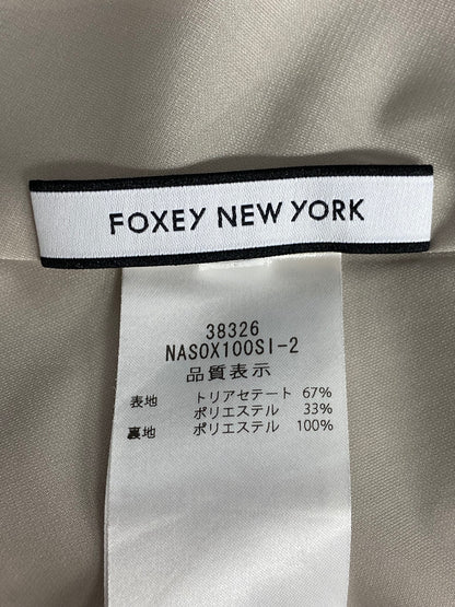 フォクシーニューヨーク バロンスカート 38326 38 ベージュ 2022年増産品 ITHJZJNO9Z08