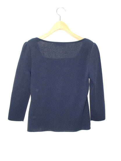フォクシーニューヨーク collection Knit Top 40599 ニット セーター 40 ネイビー ITOURWNV6FYY