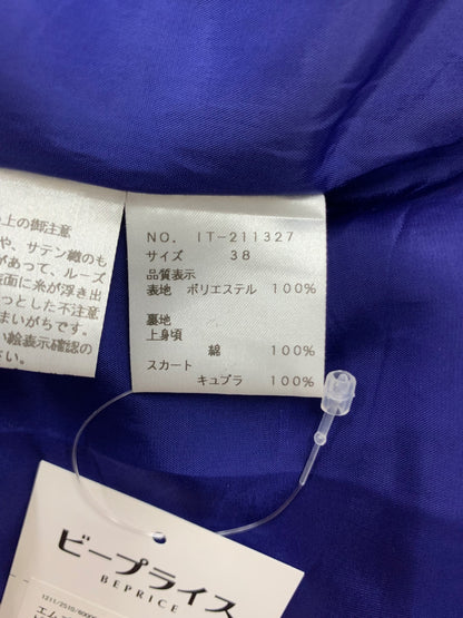 エムズグレイシー 211327 ワンピース 38 ネイビー カメリアモチーフ ITJF2JHKPH3S