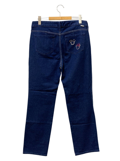 レリアン L-JEANS ストレートデニムパンツ【ミッキー＆ミニー】 AM-1302509 HP-23-00816-AH 13 ネイビー スワロフスキー ITOW63K1N0FS