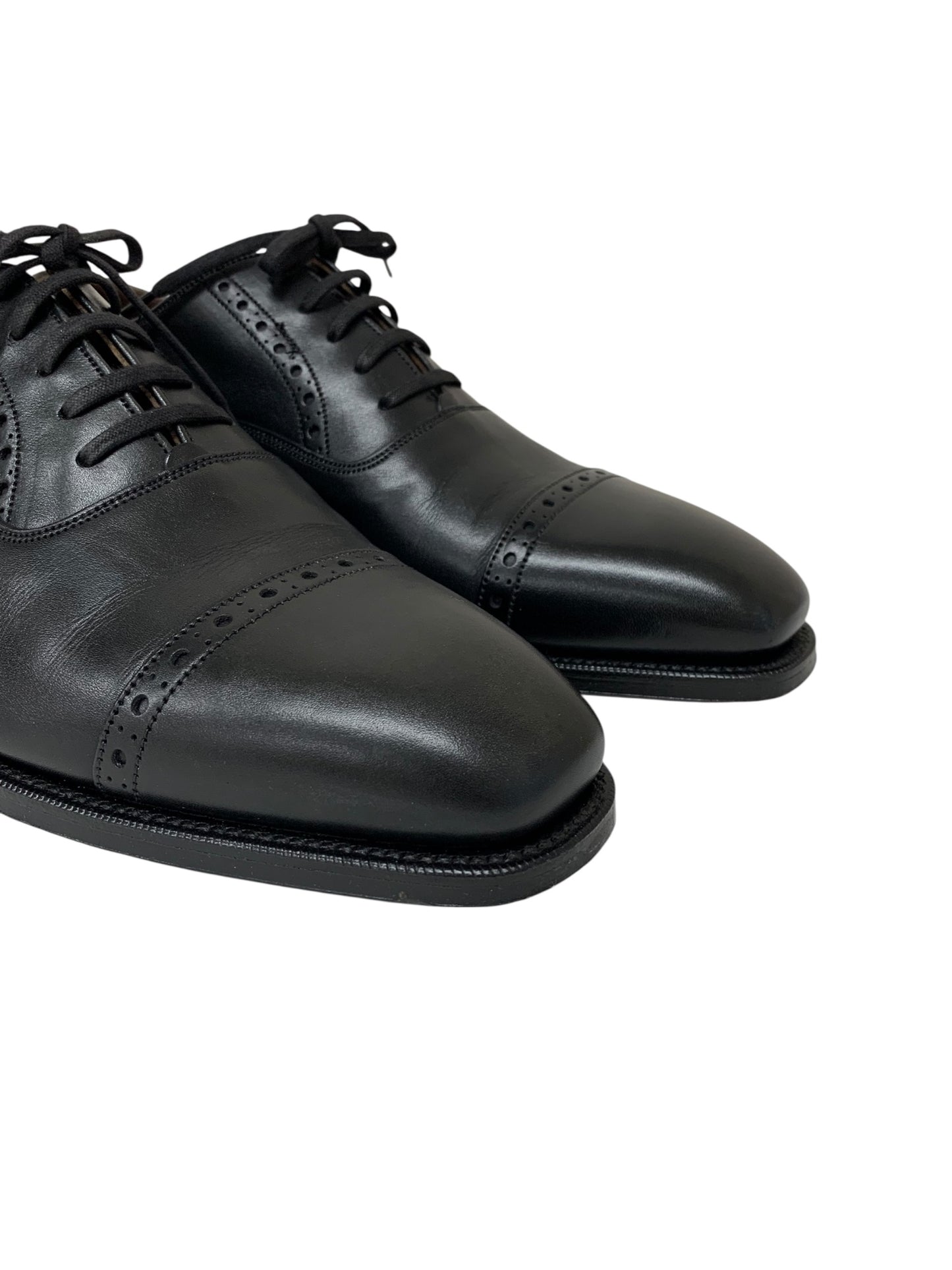 グレンソン MACCLESFIELD 33503 ドレスシューズ 6 1/2 ブラック パンチドキャップトゥ カーフ 内羽根 ITKMR6ZGDQV4 【SALE】