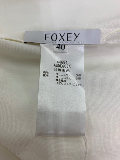 フォクシーブティック Ruffle Top ラッフル 44684 ブラウス 40 ホワイト ITGJ4CY8FNBW