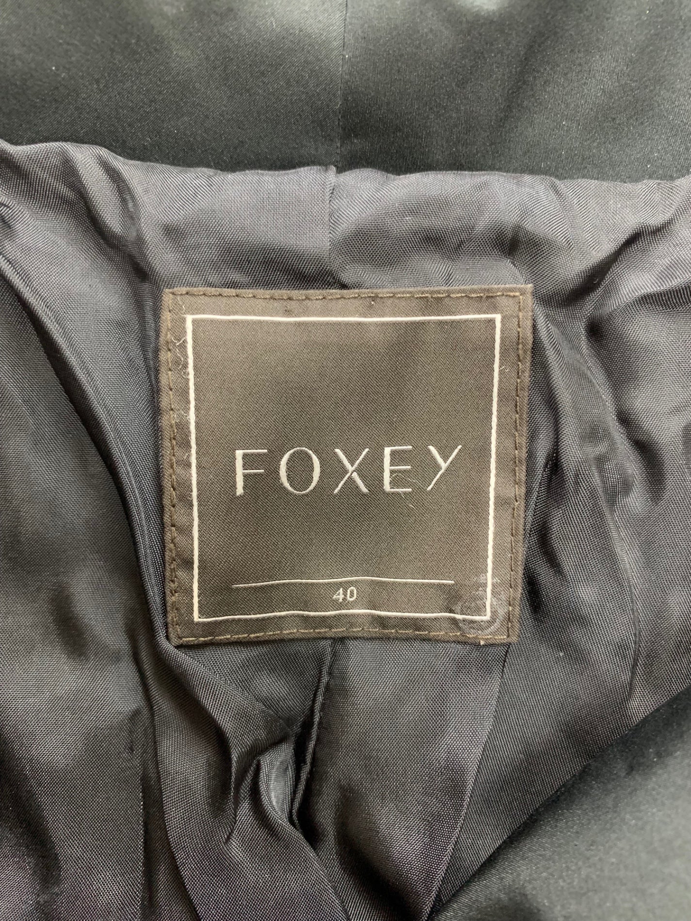 フォクシーブティック 29242 ダウンコート 40 ブラック フード付き ITOMYIF4RMU4