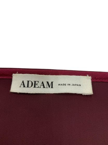 アディアム Pleated Parachute Dress 41997 ワンピース 2 ワインレッド IT18AEN39FDC