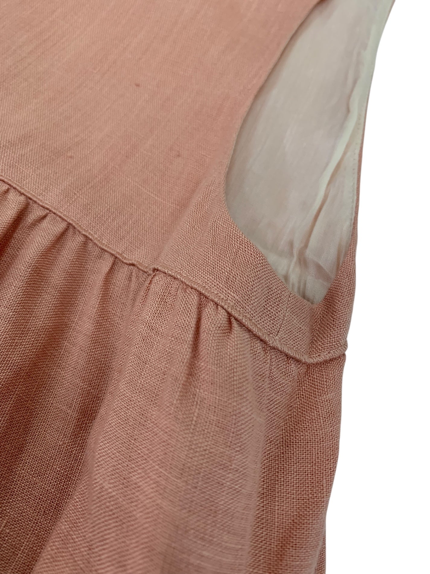 フォクシーブティック Dress Eze 42828 ワンピース 38 ピンク 麻 リネン ITMAEVZPQFVC