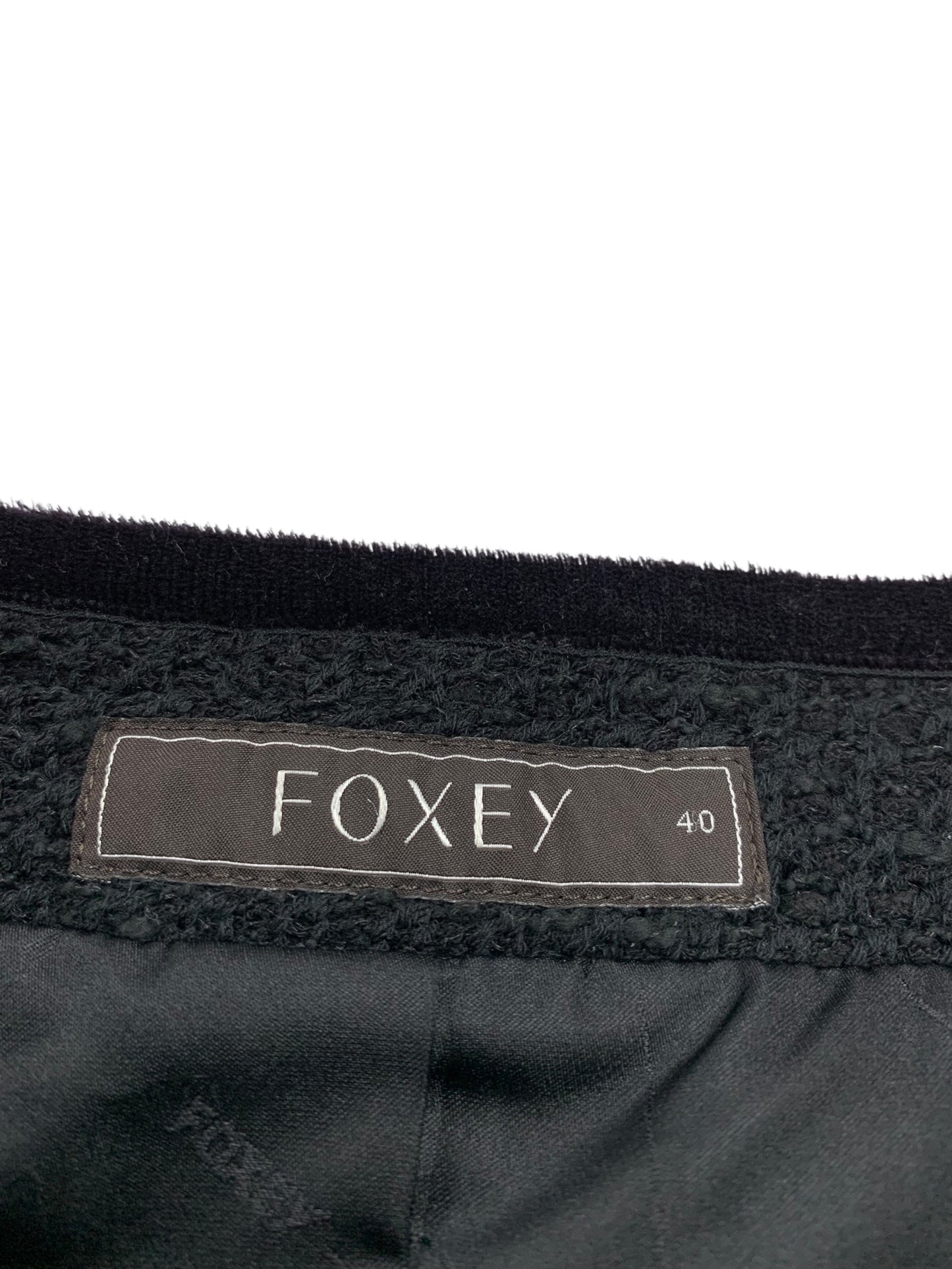 フォクシーブティック ジャケット コンコルド 29054 ジャケット 40 ブラック IT1X9FGVKVRN