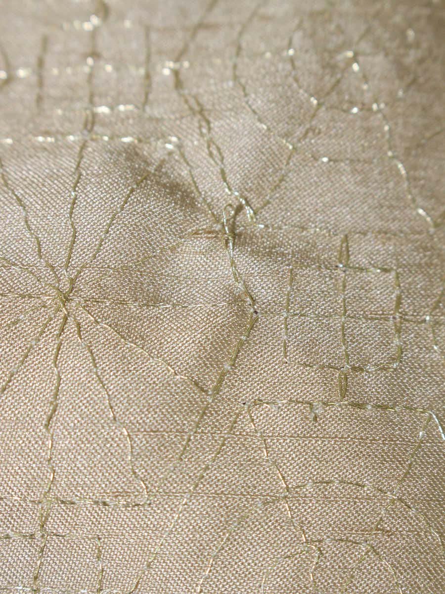 シビラ GBEGJ-90590 ワンピース M ベージュ 刺繍 幾何学模様 ITLZTGJPMMTC