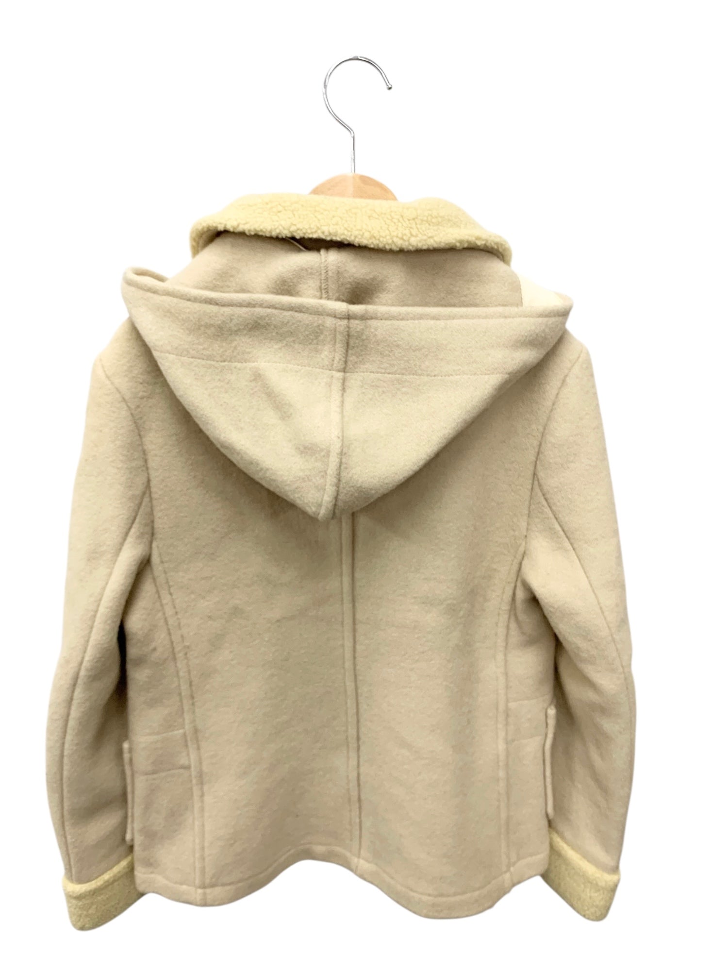 グローバーオール 433652-J ダッフルコート 36 ベージュ ウール混