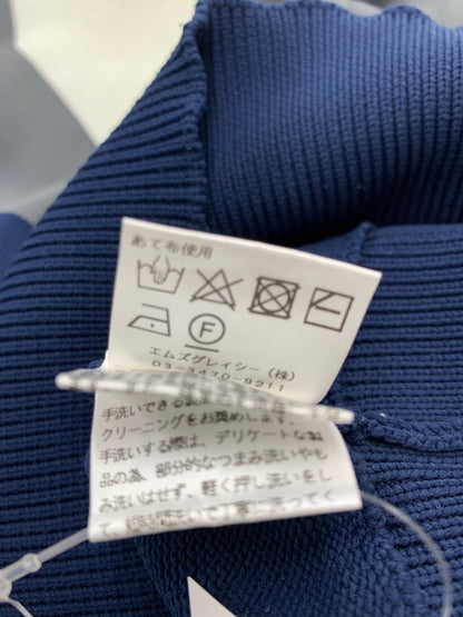 エムズグレイシー 018311 ニット セーター 40 ネイビー リブ ITI1XVJKPRU4