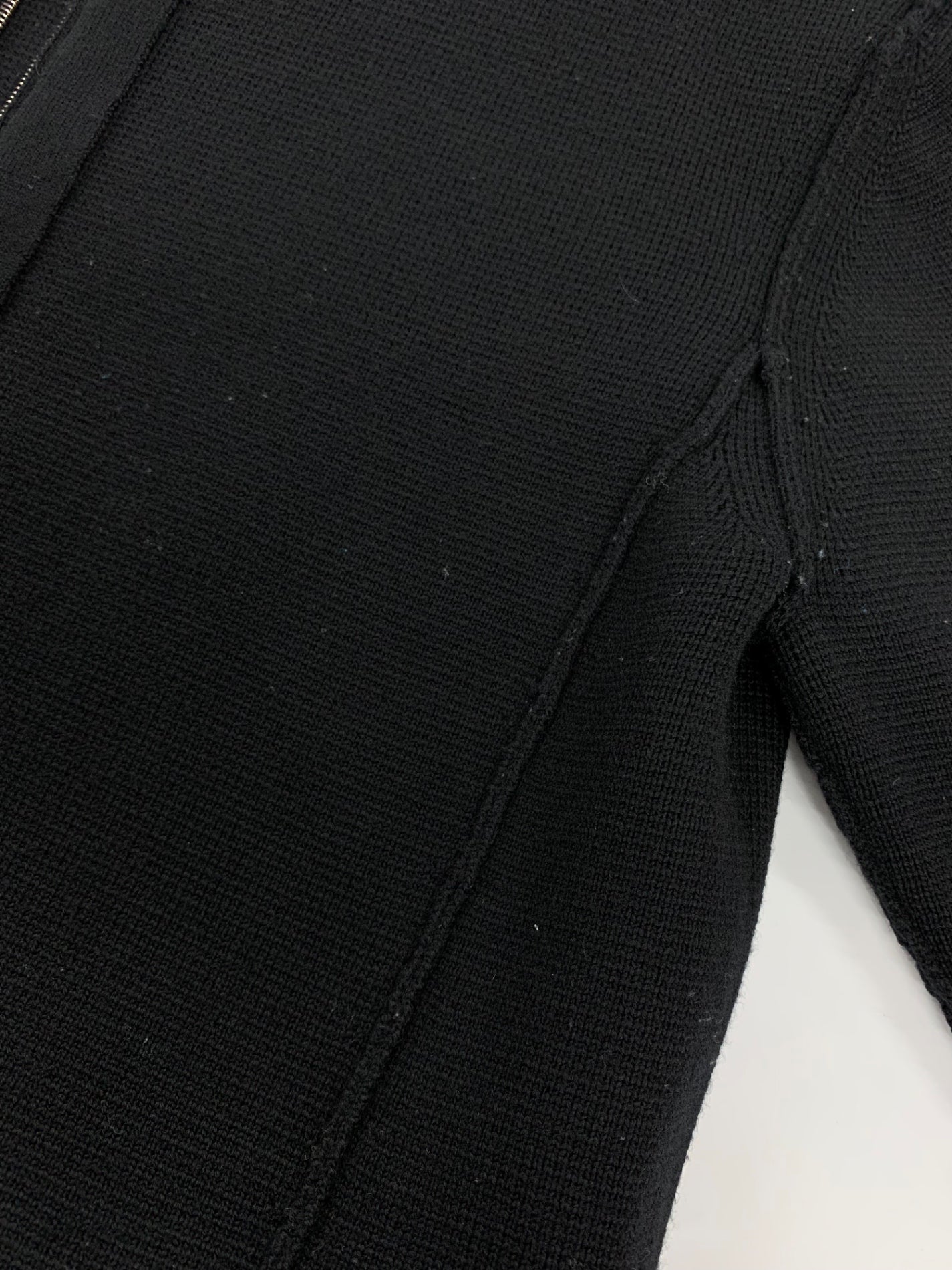 アドーア 531-275967 ニットジャケット 38 ブラック ジップアップ ラビットファー ITJE5SWM946G 【SALE】