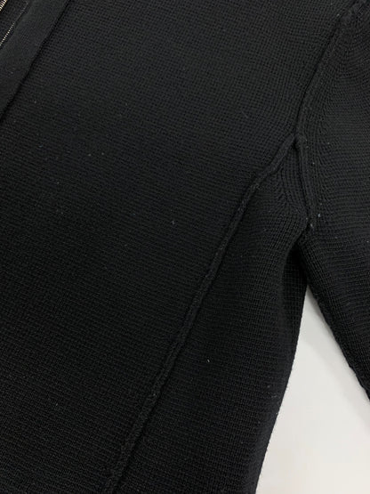 アドーア 531-275967 ニットジャケット 38 ブラック ジップアップ ラビットファー ITJE5SWM946G 【SALE】