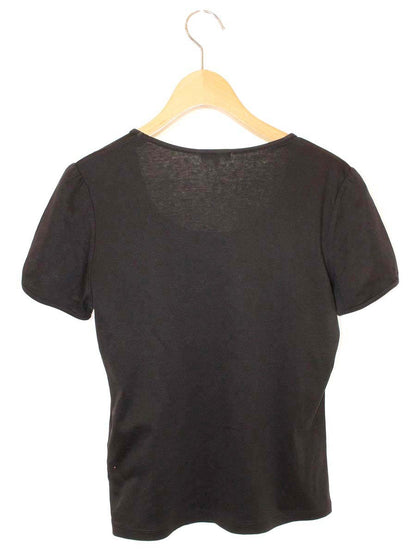 トゥービーシック UK536-391-09 Tシャツ カットソー II ブラック ハートスパンコール ビジュー ITZ8KW3X7NJO