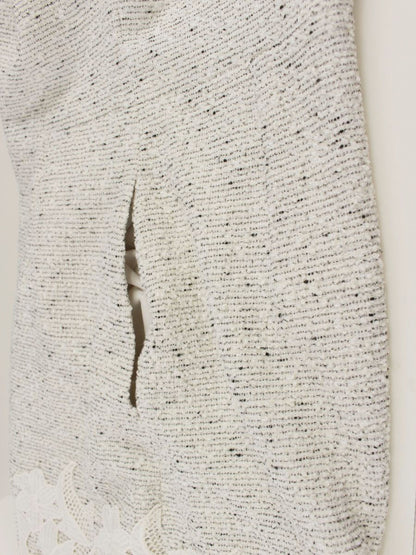 エムプルミエブラック C923-013 ワンピース 34 ホワイト ツイード ITK6J5KBZVZ0 【SALE】