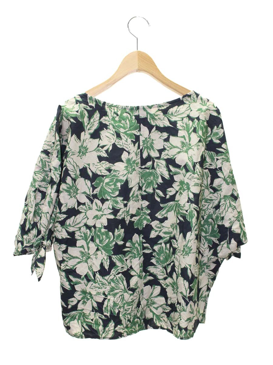 ミシェル ボードウイン MB-A9715 プルオーバー 1 グリーン フラワープリント リボン IT4CMIU4WC5U