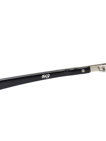 フォーナインズ NPM-60 メガネ ブラック/クリア/シルバー コンビ ウェリントン col.6382 ITWN336FIE7O