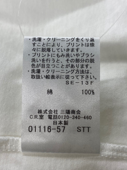 バーバリーロンドン エクエストリアン・ナイト・デザイン(EKD) B1P37-335-02 Tシャツ 2 ホワイト 半袖 ITKZYPDXK53I