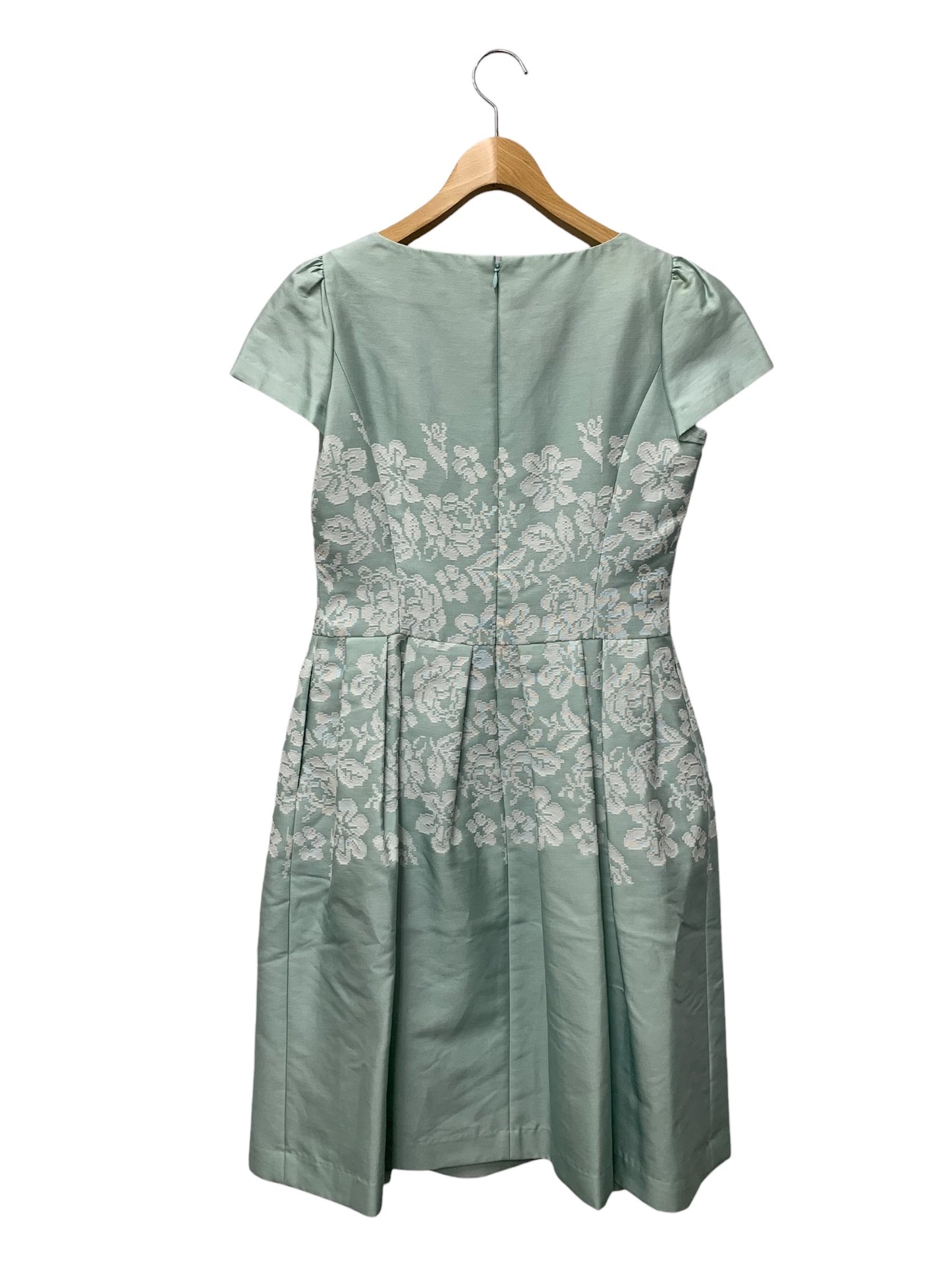 エムズグレイシー 011105 ワンピース 38 グリーン フラワージャガード ITRUYKV0C9TC