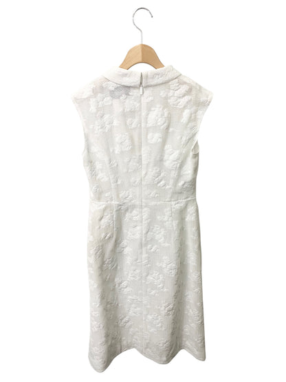 ルネ 6226020 36 ホワイト TISSUE ワンピース ノースリーブ コットン フラワー IT82WX8G0H4E 【SALE】