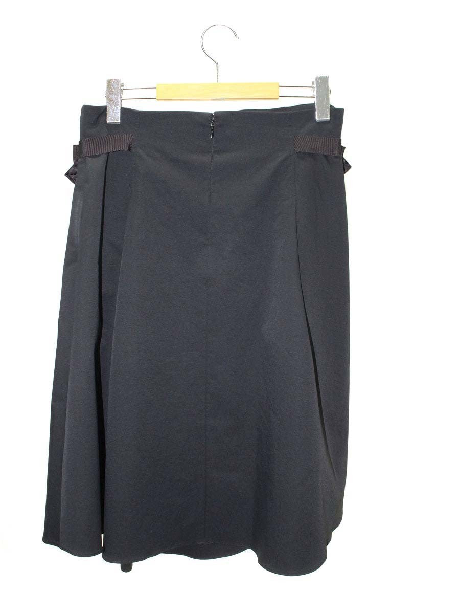 エムズグレイシー Asymmetry Skirt 917338 スカート 40 ブラック ITFDUY8HYRTW