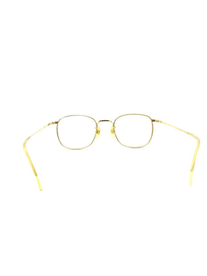 白山眼鏡店 2B4 メガネ ゴールド メタルフレーム ボストン IT2DFPO0OLE6 【SALE】