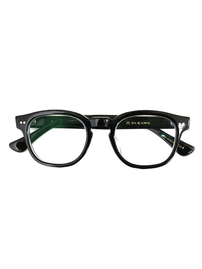 角矢甚治郎 其参拾五 10金飾り イ メガネ ブラック セルフレーム フルリム ウェリントン IT69219L6HAS 【SALE】