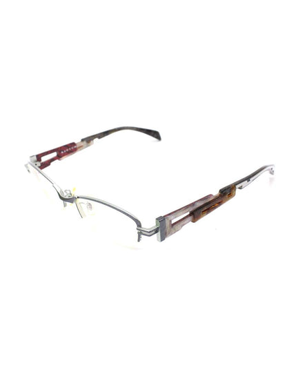 ザ291 R408-4 メガネ グレー/マルチカラー メタルフレーム ハーフリム スクエア ITWR39BM8SI8 【SALE】