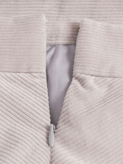 アナイ 101827-11-200-91-360 スカート 36 グレー コーデュロイ フレア ITOR3TJIT8MQ