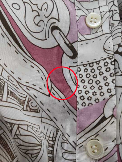 グレースクラス スカーフプリントシャツドレス 0223231072 36 ピンク ITOLT5TVE2ZU