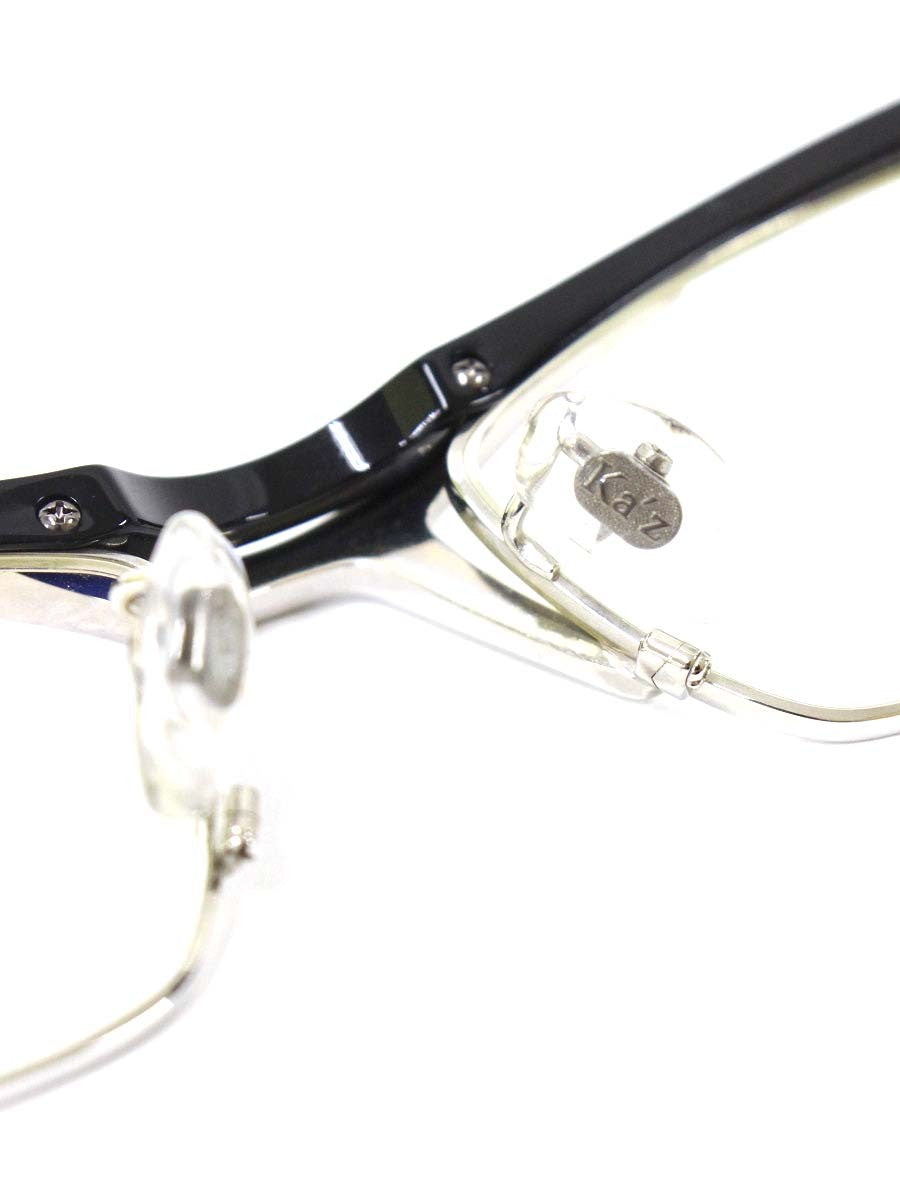 トレミーフォーティエイト APOLLON AP-015 メガネ 眼鏡 シルバー/ブラック アポロン コンビフレーム フルリム スクエア ITXPJTRPUDVC
