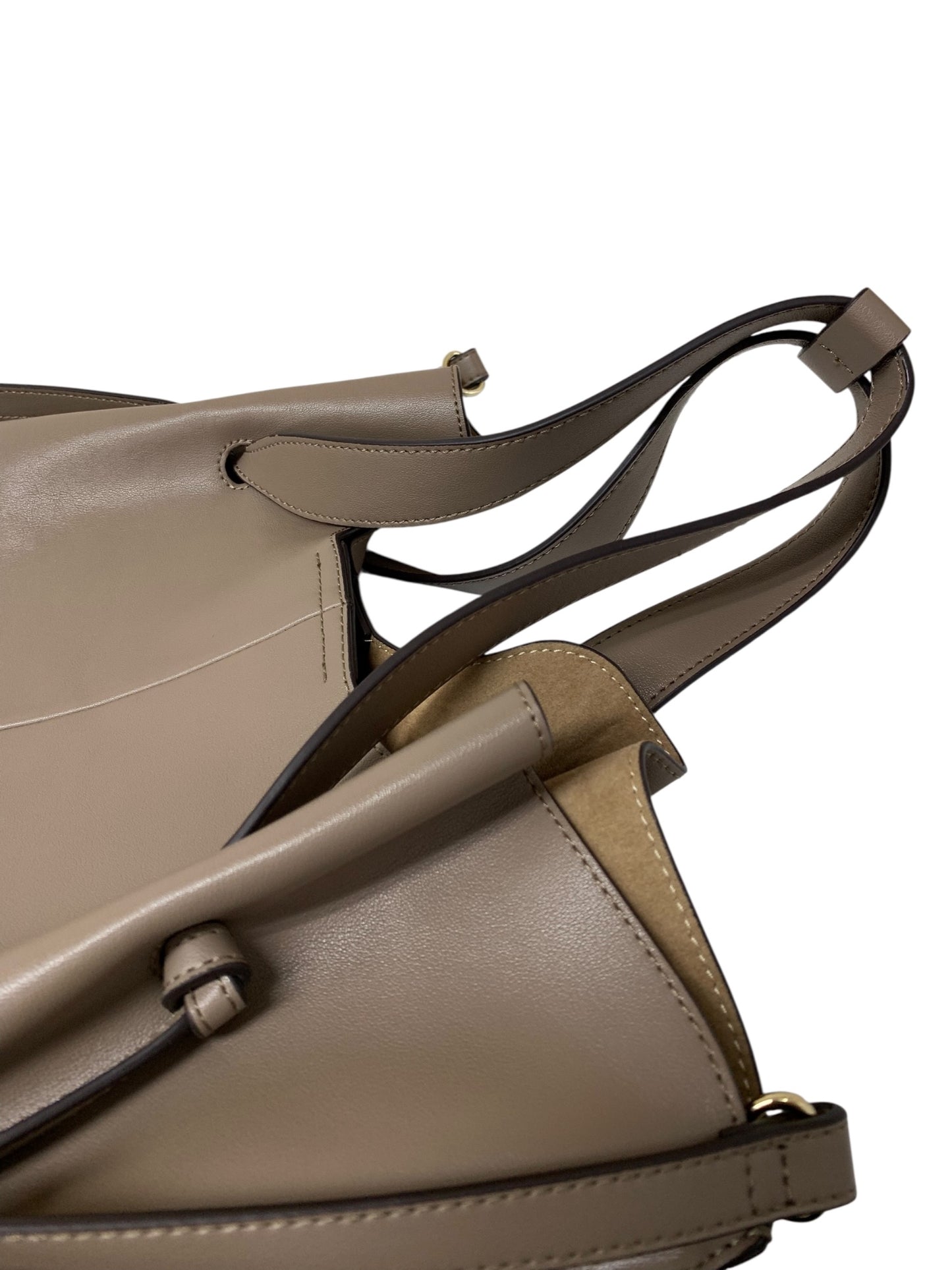 ストーリー ニュアンストートバッグ グレージュ サイドベルテッドハンドルバッグ レザー 2way IT2GZE5NBWH0 【SALE】