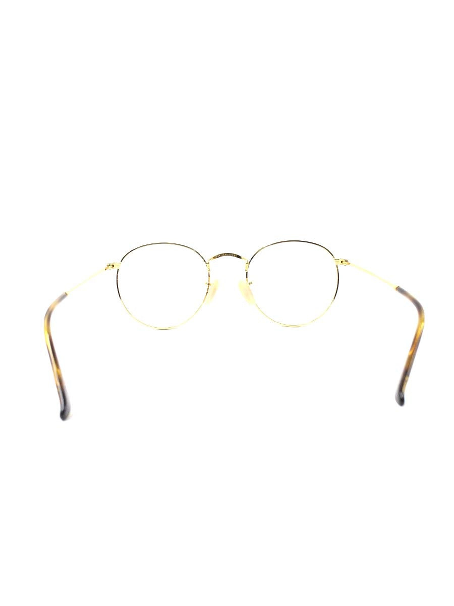 レイバン ROUND METAL RB3447V メガネ ハバナ/ゴールド メタルフレーム フルリム ラウンド IT6DDLD9F1JW