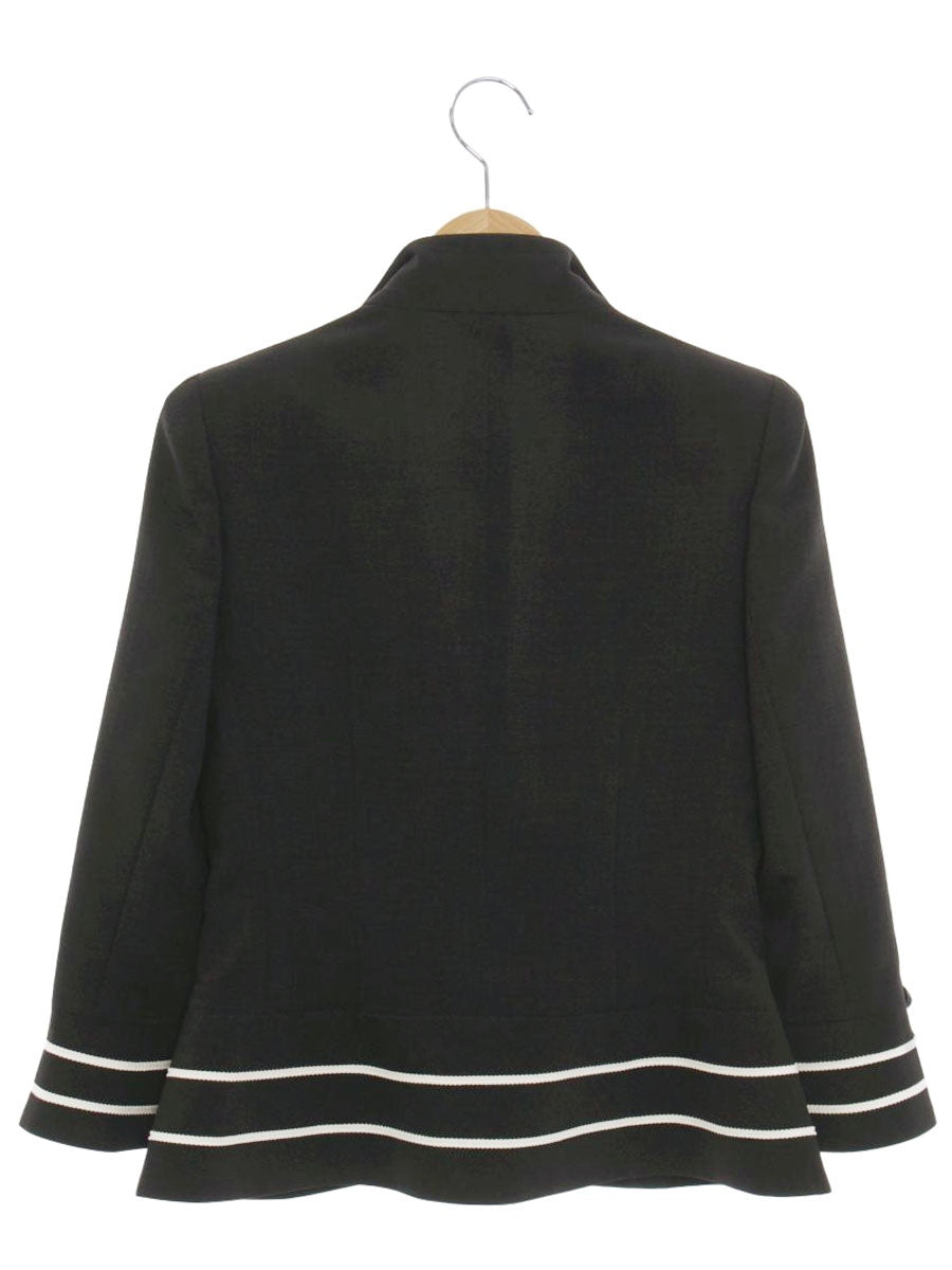 ベラ 381-5236 テーラードジャケット 38 ブラック ライン ITK5QAKKSLTW
