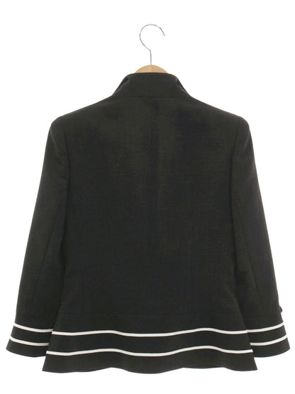 ベラ 381-5236 テーラードジャケット 38 ブラック ライン ITK5QAKKSLTW