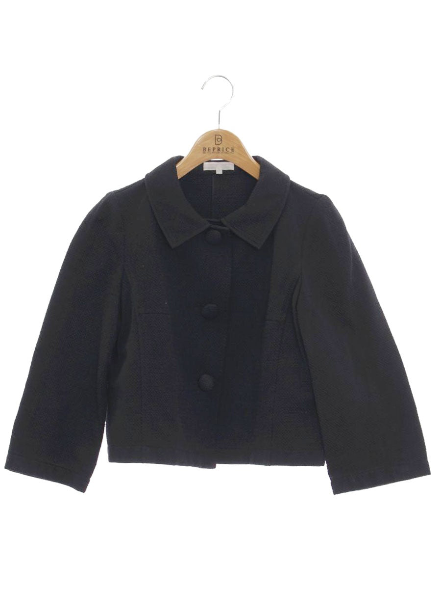 トゥービーシック UC504-340-09 ブルゾン 40 ブラック 3B ショート丈 ITQ84QERHJYI 【SALE】