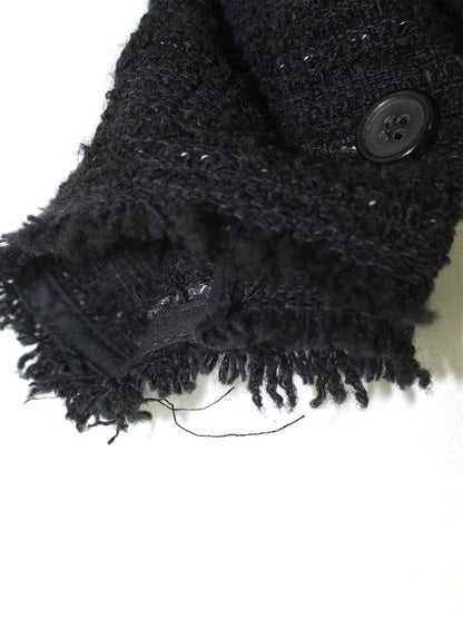 イザベルマランエトワール 37-07-52-07014 ジャケット 36 ブラック ツイード ITQ100DQFWHO