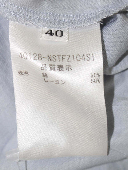 フォクシーニューヨーク Tops 40128 カットソー 40 ブルー ITUZW0GJF3W8