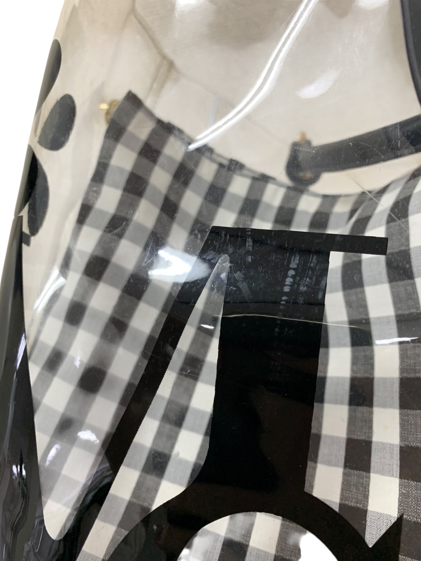 エムズグレイシー ビニール 994302 トートバッグ 透明 チェック柄 ITU1K6GHJ0YG 【SALE】