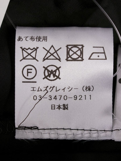エムズグレイシー 011137 ワンピース 40 ブラック シアー 袖リボン IT2EGOCOP72J